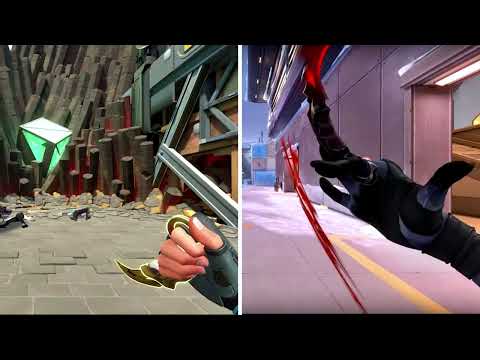 Reaver 2.0 Karambit VS Champions Karambit (All Variant) Side by Side Comparison |Valorant Reaver 2.0