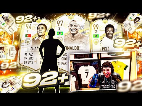 INSANE WEIGHT WTF!🔥 20 x GUARANTEED 92+ ICON MOMENTS PACKS