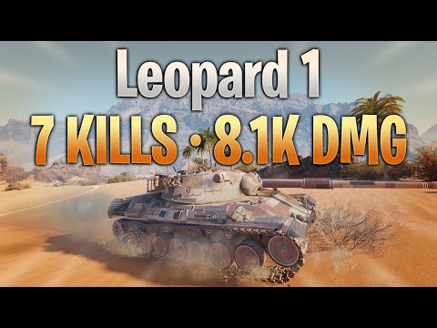 Leopard 1 - Sniper Schnitzel (7 Kills - 8.1k Dmg)