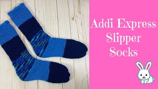 How to Make Slipper Socks With The Addi Express