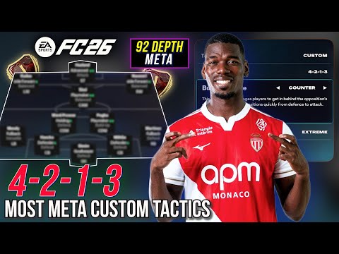 4213 is NOW Even More BROKEN! Best Meta 4-2-1-3 Custom Tactics EA FC 26!