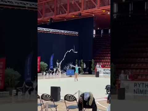 Louise Balzer ruban 22/23. Championnat de France de Nîmes. National A 14-15.