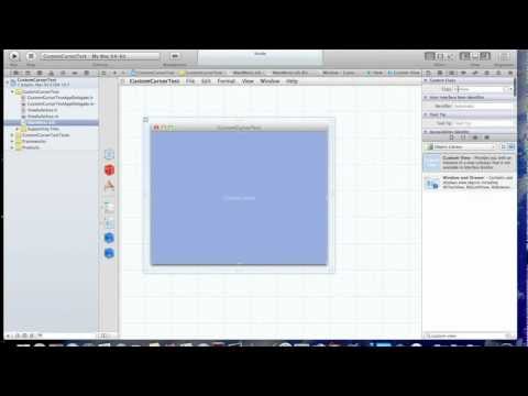 Xcode 4.1 Tutorial - Custom Mouse Cursor in Cocoa Applications