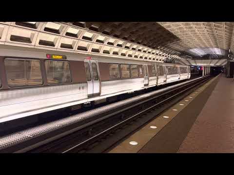 WMATA HD 60fps: Glenmont Bound RED Line at Judiciary Square