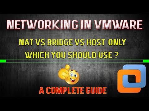 Networking In Virtual Machine [VMWare] Explained | NAT Vs BRIDGE Vs HOST-ONLY