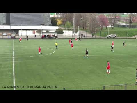 15.kolo Kantonalne lige za KADETE - FK ROMANIJA PALE-FA ACADEMICA 0:5