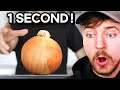 Fastest Onion Ever Eaten!