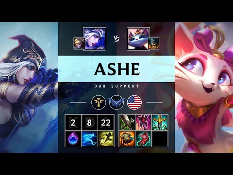 Ashe Support vs Yuumi - NA Diamond Patch 25.10