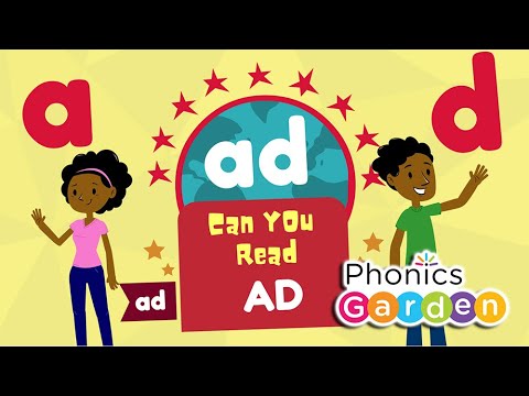 AD | Word Family Jazz | Rhyming Words | Phonics Garden