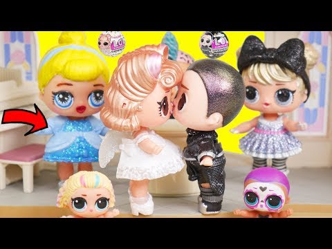 Barbie LOL Family Wedding Cleaning Morning Routine - Disney Toys Dolls