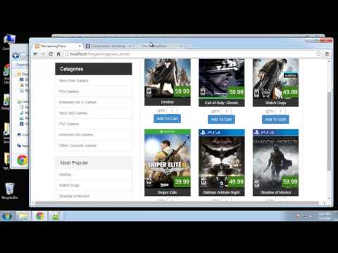 Learn How to Create a Shopping Cart using PHP and MySQL Part 3