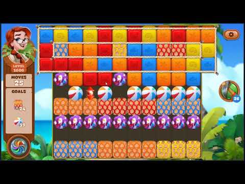 Lost Island Blast Adventure Level 1606 - NO BOOSTERS 🏝️ | SKILLGAMING ✔️