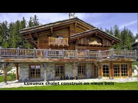 Magnifique Grand Chalet de Luxe à Vendre - La Grange de Crehavouettaz - Crans-Montana Valais Suisse