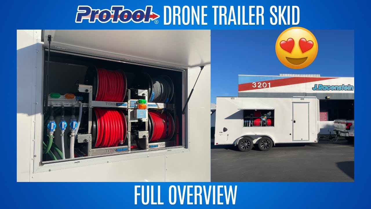 Drone Trailer Skid Full Overview 