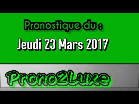 Pronostique foot 23/03/2017