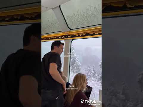 Glacier express in Switzerland . #switzerland #nature #shorts