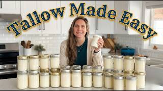 How to Make Tallow Odorless and White (Step-by-Step)