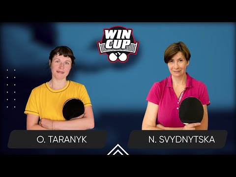 10:15 Olena Taranyk - Nataliia Svydnytska 17.11.2024 WINCUP Women Professional. TABLE 2