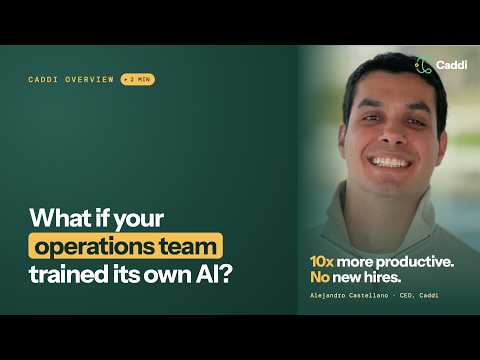 Caddi Overview from CEO, Ale Castellano