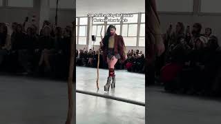 Sam Smith walking the Vivienne Westwood fashion show in Paris #fashion #samsmith #viviennewestwood