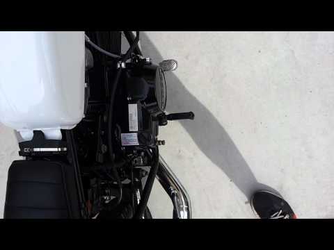 Custom Honda XL70 Lifan 125 new exhaust