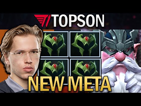 Sniper Dota 2 Gameplay T1.Topson with Quadruple Wraith Bands