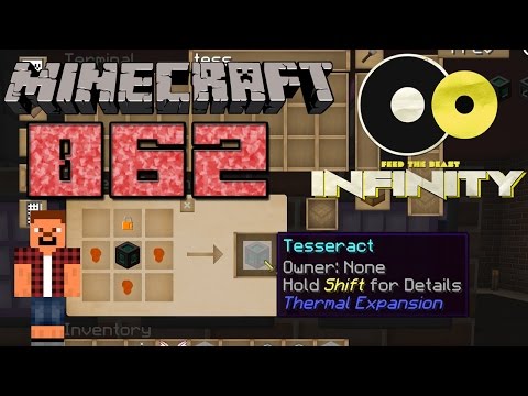 Tesseract production automated - Let's Play Minecraft Infinity (German/HD+) Part 062