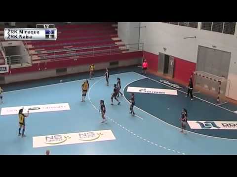 25.03.2015. ŽRK Minaqua - ŽRK Naisa 1. poluvreme
