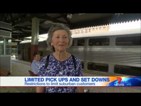 Seven News Sydney - More CityRail services and new Bathurst Train (21/10/2012)