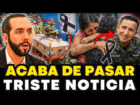 El pueblo llora, y está de luto, Bukele mete a la cárcel por siempre El Salvador Cae Soldado