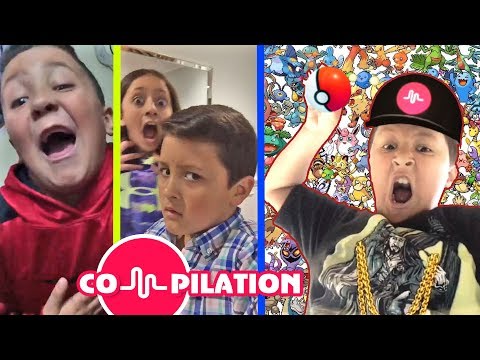LIP SINGING COMPILATION Video: MIKE from FGTEEV & FUNnel Vision! Short Funny Song Clips Video 4 Kids