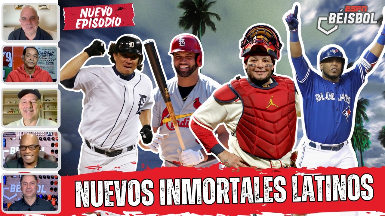 ALBERT PUJOLS, YADI MOLINA, MAGGLIO ORDÓÑEZ y EDWIN ENCRANACIÓN, INMORTALES latinos | ESPN Beisbol