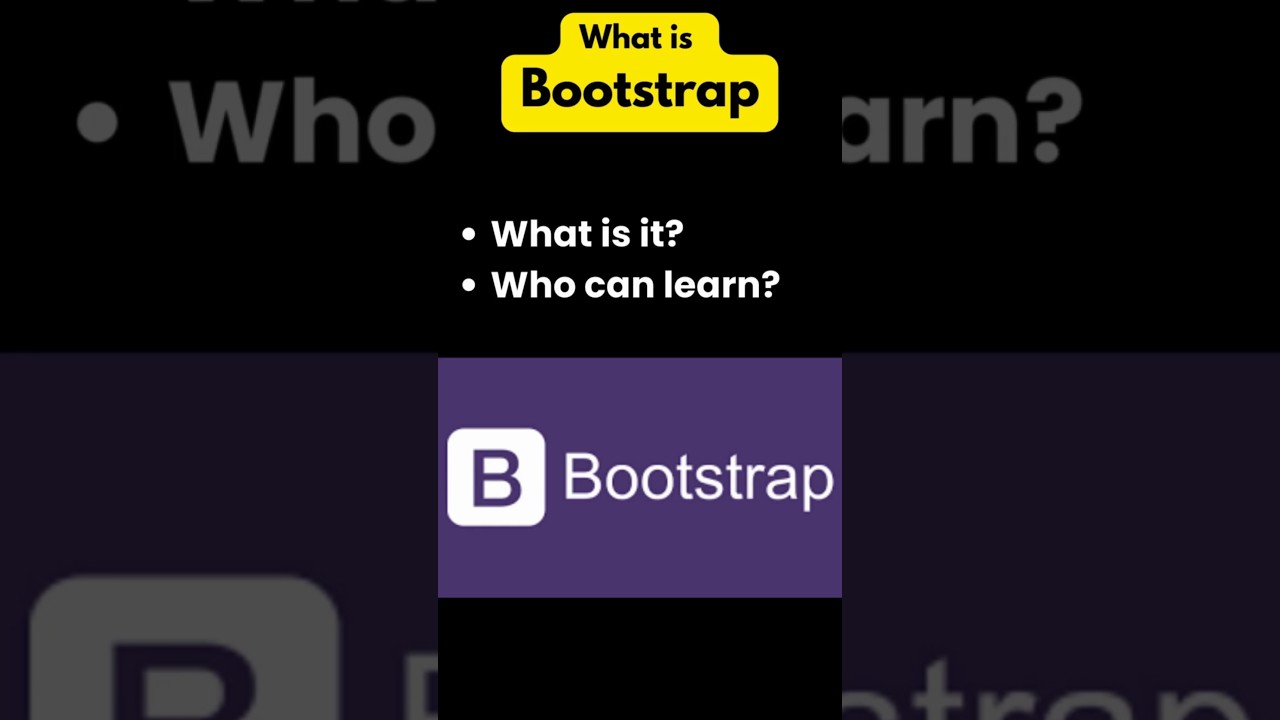 What is Bootstrap? software course Details #bootstrap #webdevelopment #frontend