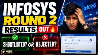 Infosys Round 2 Results OUT 🔥 | Shortlisted or Rejected | SE DSE SP | September 5 & 6 Coding Exam