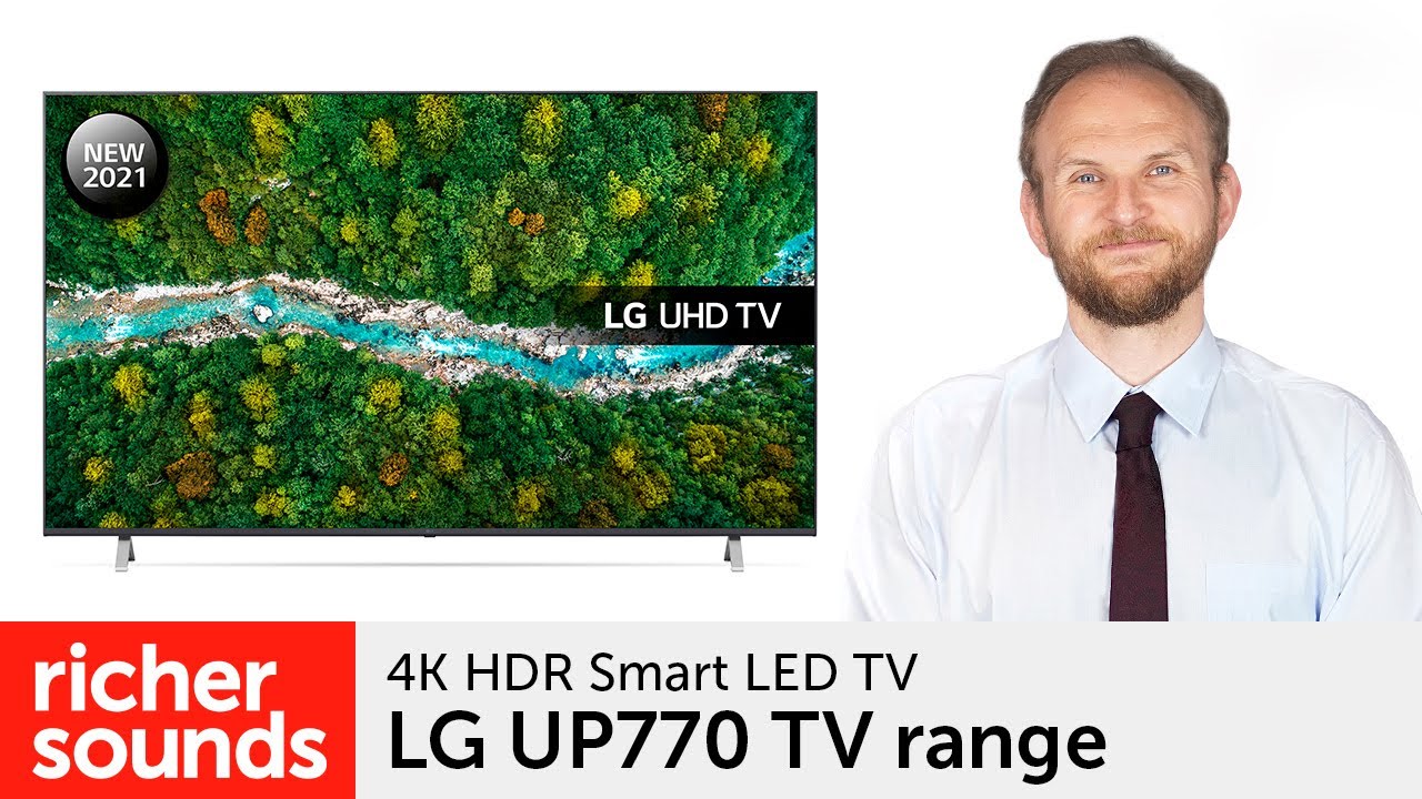 Watch LG UP770 - 4K HDR Smart LED TV range | Richer Sounds Now LG UP770 - 4K HDR Smart LED TV range | Richer Sounds