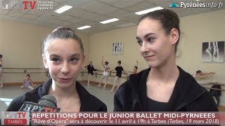 Les jeunes danseuses préparent leur Rêve d'Opéra (19 mars 18) | HPyTv La Télé de Tarbes
