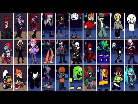 FNF ALL NEW CHARACTERS Test Playground Remake