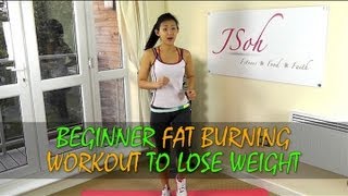 Beginner Fat Burning Workout to Lose Weight in 4 weeks (Home Exercises)