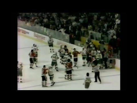 Blackhawks - North Stars rough stuff 3/21/83