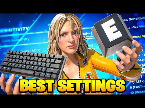 *NEW* Best Keyboard SETTINGS in Chapter 7 + Sensitivity (Fortnite Tutorial)