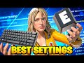 NEW Best Keyboard SETTINGS In Chapter 7 Sensitivity Fortnite Tutorial