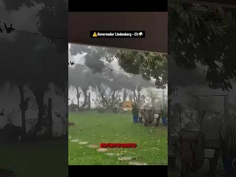 ATENÇÃO⛈️, governador lindenberg, no espíritosanto, teve registros de queda de Granizo!!!