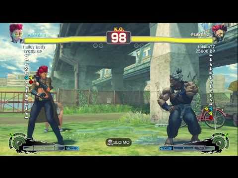 Tokido [Akuma] vs t alloy body [Viper] SSF4 Japanese Online Ranked Matches - TRUE-HD