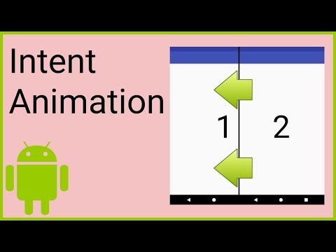 Learn Intent Animation Library Android Studio Tutorial - Mind Luster
