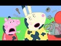 Peppa Pig Official Channel Miss Rabbit Is Mending Peppa Pig S Car