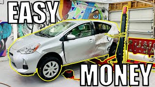 Flipping CHEAP Wrecked Cars on Facebook Marketplace - How Easy is It?