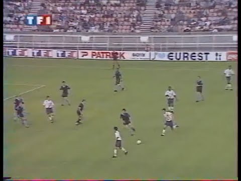 PARIS SG - LE HAVRE- 1-1     (TOUS LES BUTS : DIVISION 1 : SAISON 1991-1992)