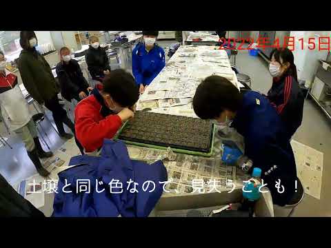 生物生産科学科 生物生産科学実習2022（第02回・4月15日）