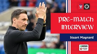 🗣️ Pre-Match Interview | Stuart Maynard | Boreham Wood (H)