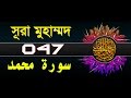 Surah Muhammad With Bangla Translation Recited By Mishari Al Afasy